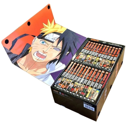 Manga: Naruto Box Set 3 Volumes 49-72 with Premium