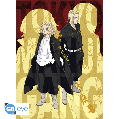 Tokyo Revengers - Poster - Mikey & Draken (52x38) - Damaged