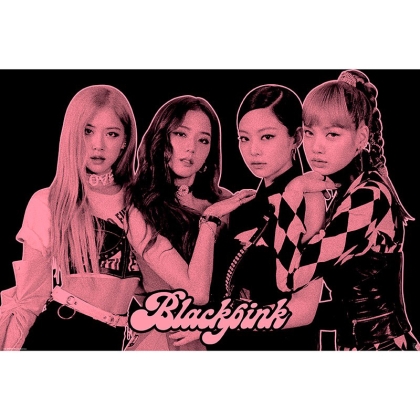 Blackpink - Poster Maxi 91.5x61 - Group Pink