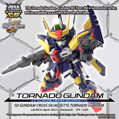 (SD) Gundam Model Kit -  Cross Silhouette Gundam Tornado 1/144