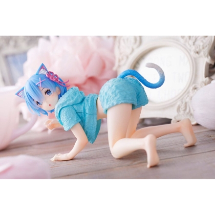Re:Zero - Starting Life in Another World PVC Statue - Rem Cat Roomwear Version 13cm