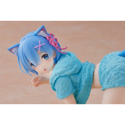 Re:Zero - Starting Life in Another World PVC Statue - Rem Cat Roomwear Version 13cm