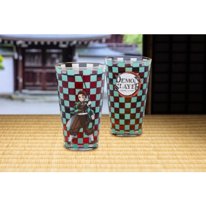 Demon Slayer: Kimetsu No Yaiba - Large Glass - 400 ml - Tanjiro Kamado