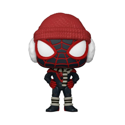 Marvel Gamerverse: Spider-Man Miles Morales Funko Pop!  Vinyl Figure Miles Morales (Winter Suit) (Special Edition) #1294  Bobble-Head