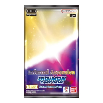 PRE-ORDER: Digimon Card Game - Infernal Ascension EX06 - Бустер Пакет