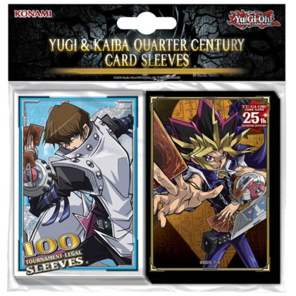 Yu-Gi-Oh! TRADING CARD GAME Yugi & Kaiba Quarter Century - Card Sleeves (2 x 50pcs.)