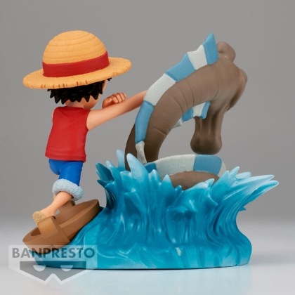 One Piece Log Stories Колекционерска Фигурка - Monkey D. Luffy vs Local Sea Monster