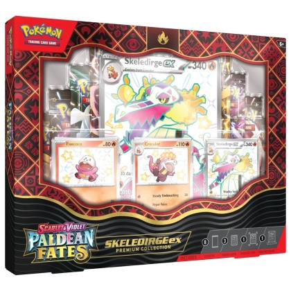 Pokemon TCG SV4.5 Scarlet & Violet Paldean Fates - Skeledirge Ex Premium Collection 