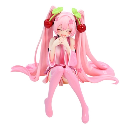 PRE-ORDER: Hatsune Miku Noodle Stopper PVC Statue - Sakura Miku 2023 Smile Ver. 12 cm