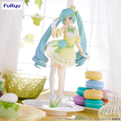 PRE-ORDER: Hatsune Miku Exceed Creative PVC Statue - SweetSweets Series Macaroon Citron Color Ver. 22 cm