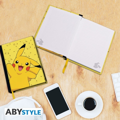 POKEMON - Pck A5 Notebook + Mug320ml + Postcards "Pikachu"