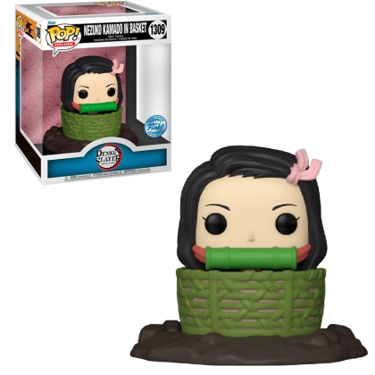 Demon Slayer: Kimetsu no Yaiba Jumbo POP! Vinyl Figure - Nezuko Kamado in Basket (Special Edition) #1609