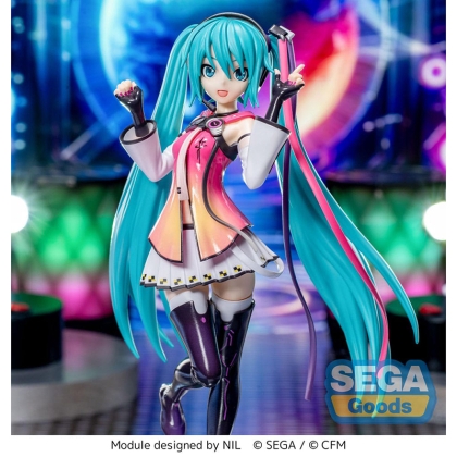 PRE-ORDER: Hatsune Miku Series Luminasta PVC Statue - Project DIVA MEGA39's Hatsune Miku - Star Voice 18 cm