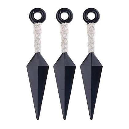 Naruto Shippuden Cosplay Small Set Kunai 3 pieces white