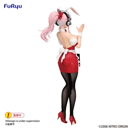 PRE-ORDER: Super Sonico BiCute Bunnies PVC Statue - Super Sonico Waitress Ver. 28 cm