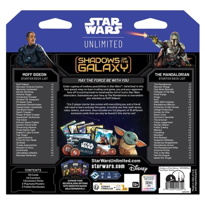 Star Wars: Unlimited Shadows of the Galaxy: Two Player Starter