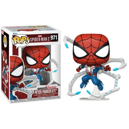 Spider-Man 2 POP! Games Vinyl Figure Peter Parker Suit 9 cm  #971