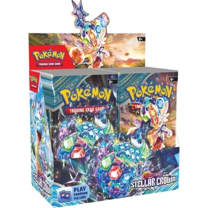 PRE-ORDER: Pokemon TCG Scarlet & Violet 7 Stellar Crown Booster Display - 36 Boosters