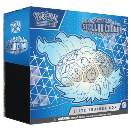 PRE-ORDER: Pokemon TCG Scarlet & Violet 7 Stellar Crown - Elite Trainer Box