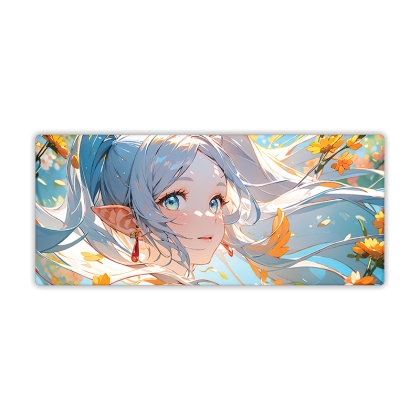 Frieren: Beyond Journey's End​ Playmat/Mouse pad - Frieren & Flowers 