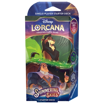 Disney Lorcana TCG Shimmering Skies Starter Deck - Scar/Kronk (Emerald & Steel)