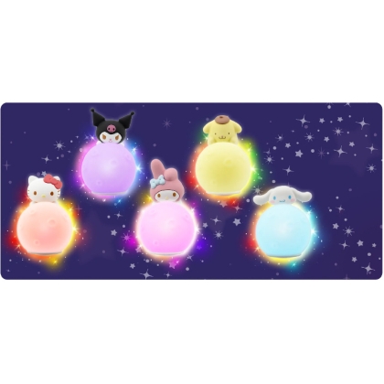Sanrio Little Moon Light Series Mini Figures Hello Kitty and Friends 8 cm - Kuromi