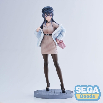 Rascal Does Not Dream of a Bunny Girl Senpai Luminasta PVC Statue - Mai Sakurajima Casual Clothes Ver. 21 cm