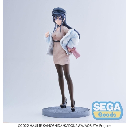 Rascal Does Not Dream of a Bunny Girl Senpai Luminasta PVC Statue - Mai Sakurajima Casual Clothes Ver. 21 cm