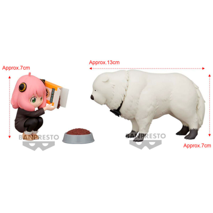 Spy x Family Break Time Collection Figure PVC Statue  Anya & Bond II 13cm