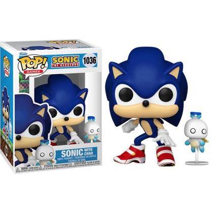 Sonic The Hedgehog POP & Buddy! Vinyl Figure Sonic w/ Chao 9 cm  #1036