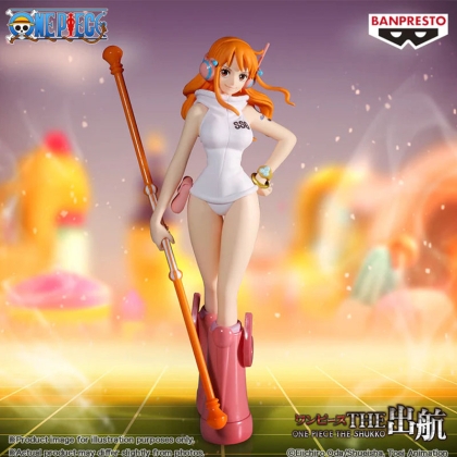 PRE-ORDER: Banpresto One Piece The Shukko Figure - Nami (ver.Egghead) (16cm)