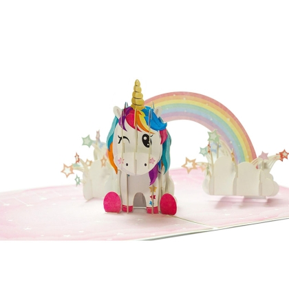 Kiriori POP 3D Greeting Card - Unicorn