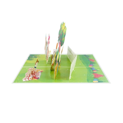 Kiriori POP 3D Happy Birthday Card - Party Dogs