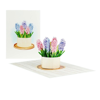 Kiriori POP 3D Greeting Card - Hyacinth