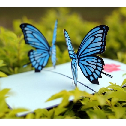 Kiriori POP 3D Greeting Card - Butterflies