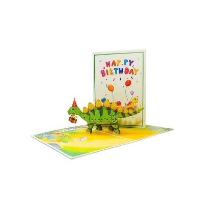 Kiriori POP 3D Greeting Card - Dinosaur
