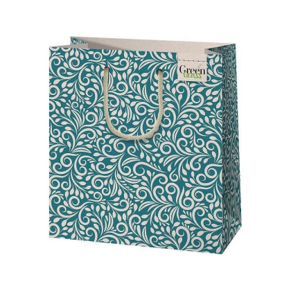 Ecological Grass Gift Bag - Turquoise 20 x 23 M