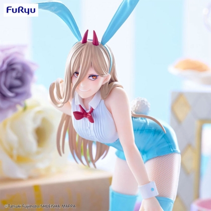 PRE-ORDER: Chainsaw Man BiCute Bunnies PVC Statue Power Light Blue Color Ver. 30 cm