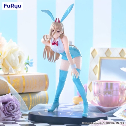 PRE-ORDER: Chainsaw Man BiCute Bunnies PVC Statue Power Light Blue Color Ver. 30 cm