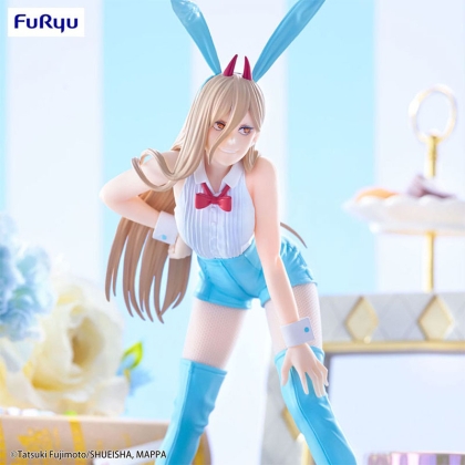 PRE-ORDER: Chainsaw Man BiCute Bunnies PVC Statue Power Light Blue Color Ver. 30 cm