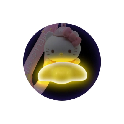 Sanrio Light-Up Star Series Keychain with Hand Strap Hello Kitty and Friends - Pochacoo