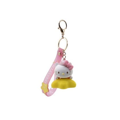 Sanrio Light-Up Star Series Keychain with Hand Strap Hello Kitty and Friends - Hello Kitty