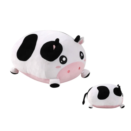 Big Size Plush Toy Cushion - Cow 33cm