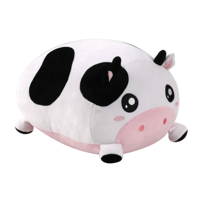 Big Size Plush Toy Cushion - Cow 33cm