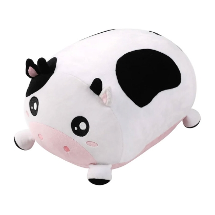 Big Size Plush Toy Cushion - Cow 33cm