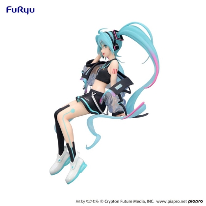 Hatsune Miku Noodle Stopper PVC Statue - Neon Cyber 16 cm