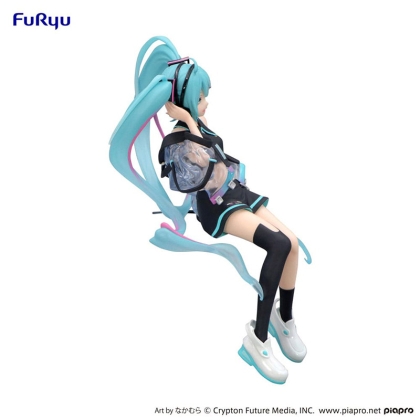 Hatsune Miku Noodle Stopper PVC Statue - Neon Cyber 16 cm