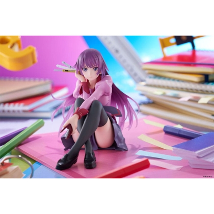 PRE-ORDER: Monogatari PVC Statue Desktop Cute Figure Hitagi Senjougahara 13 cm