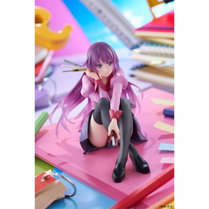 PRE-ORDER: Monogatari PVC Statue Desktop Cute Figure Hitagi Senjougahara 13 cm