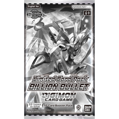 PRE-ORDER: Digimon Card Game - Limited Card Pack Billion Bullet LM-06 - pack